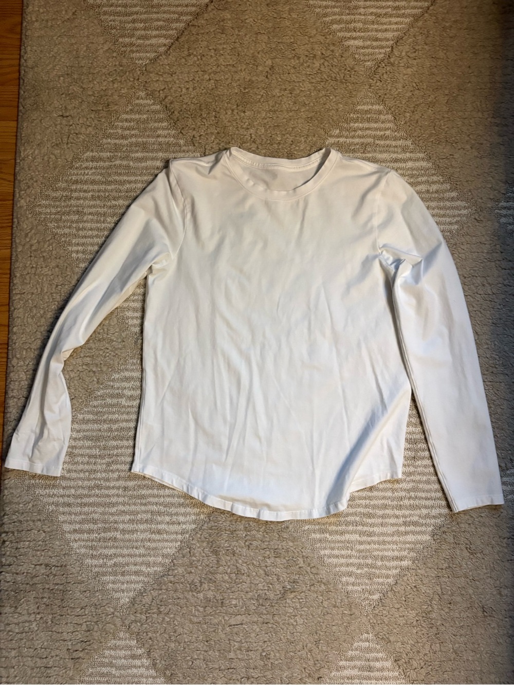 Lululemon Women's Long-Sleeve Crewneck Top - White
